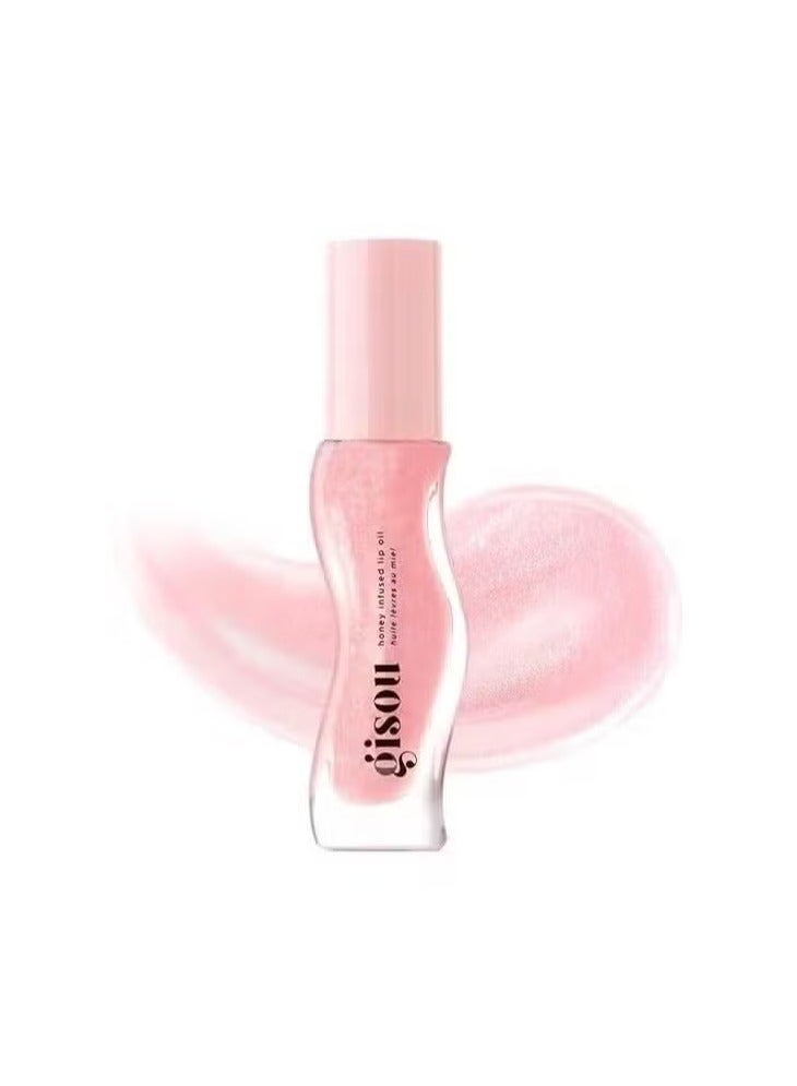 جيسو بلسم الشفاه المغذي بالعسل ، بلسم الشفاه المغذي الجاف ، لمعان عالي ، مكياج ناعم ، لمعان وردي شفاف ، طعم البطيخ الطازج ، سكر البطيخ ، 8 مل - Image 1